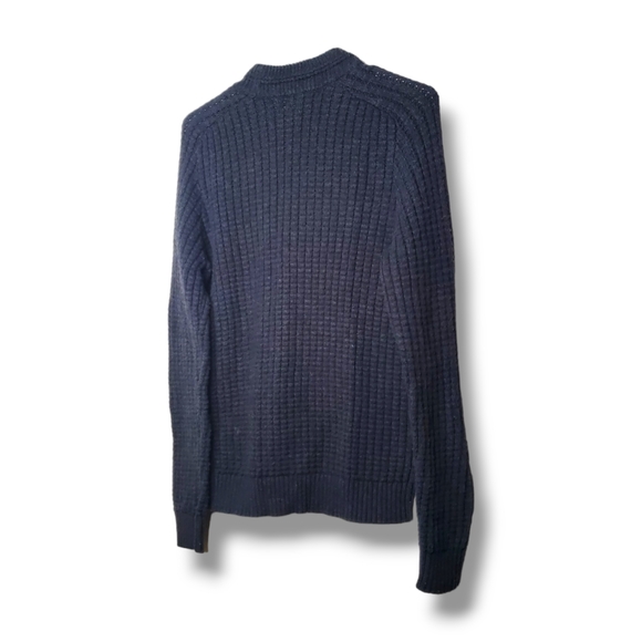 NWOT Selected / Homme Atlas Knit Sweater in Deep Gray Sz S - Picture 10 of 11